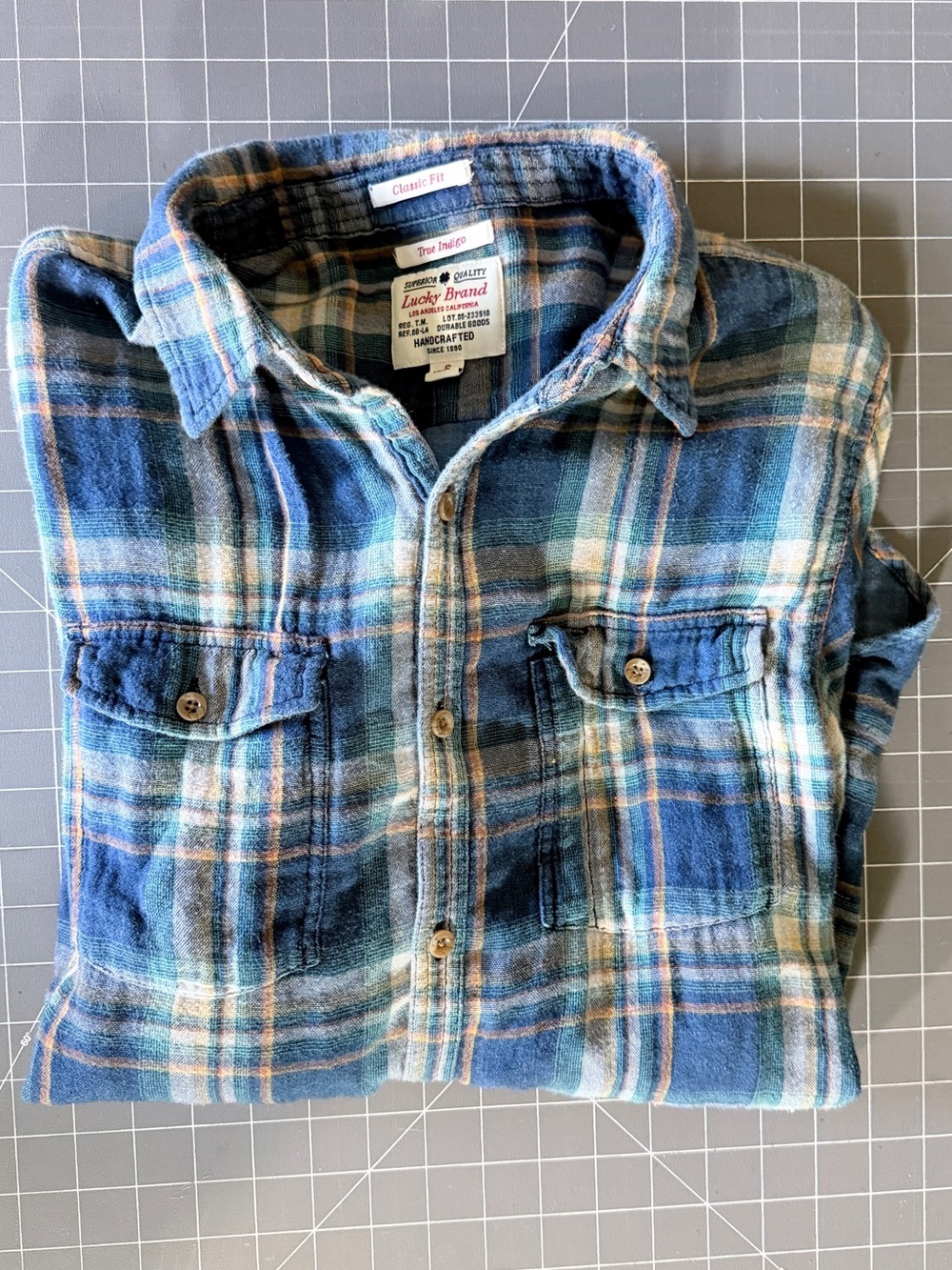 Lucky Brand Vintage Lined flannel circa 2007